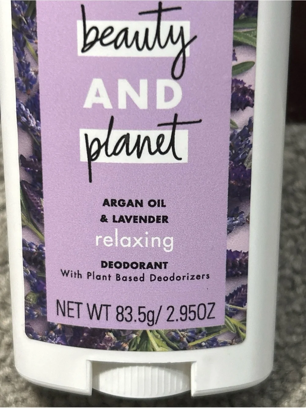 Love Beauty and Planet Argan Oil & Lavender Relaxing Deodorant 2.95oz